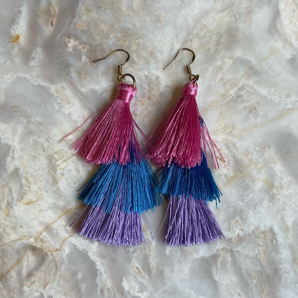 Ombré Tassel Earrings